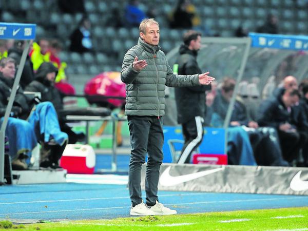 HaHoHe, Euer Jürgen! Klinsmann hatte einen denkwürdigen Abgang als Hertha-Trainer. 
