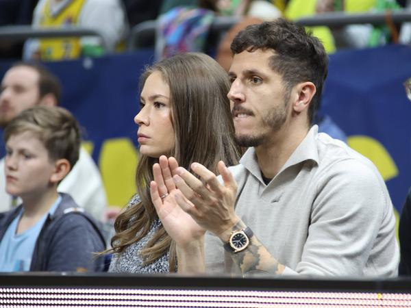 Stevan Jovetic spielte zu Beginn seiner Karriere bei Partizan Belgrad. Am Freitag sah er sich die Partie von Partizans Basketballern bei Alba Berlin an.