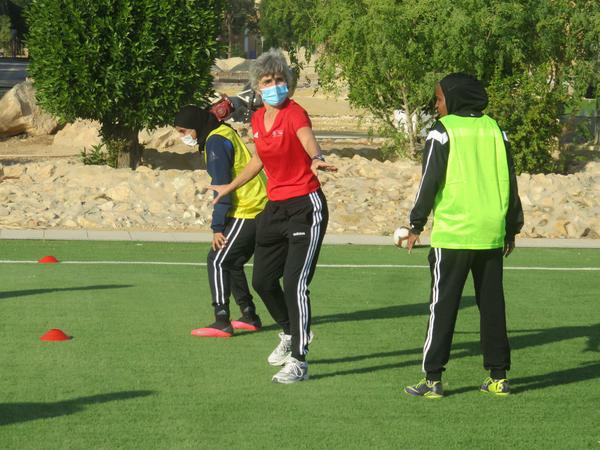 Mittlerweile coacht Monika Staab das saudische Frauennationalteam.