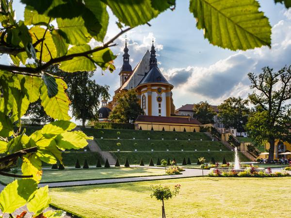 Das Kloster Neuzelle beeindruckt auch mit seinen Gartenanlagen