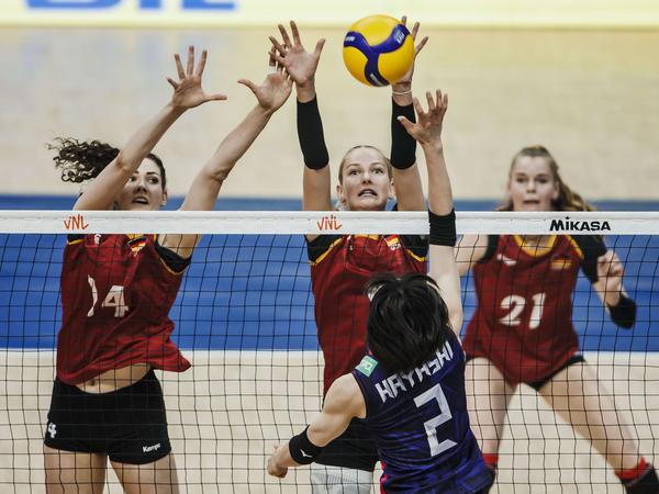 Bei der Nations League fuhren die deutschen Volleyballerinnen wichtige Siege ein.