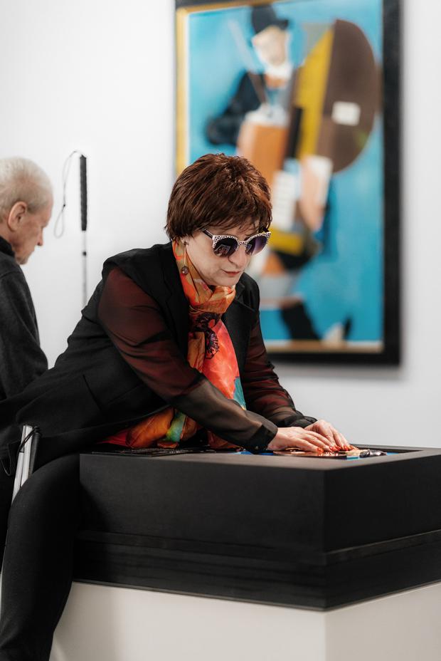 Barrierefreie Dauerausstellung in der Berlinischen Galerie.