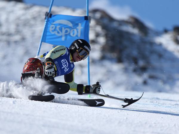 Monoski-Fahrerin Anna-Lena Forster jubelte bei der WM viermal über Gold. 