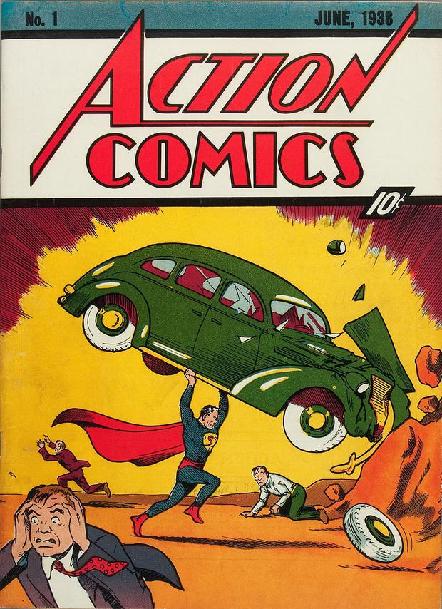 Premiere: In diesem Heft hatte Superman 1938 seinen ersten Auftritt.