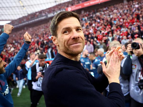 Trainer Xabi Alonso ist der Macher des Bayer-Erfolgs.