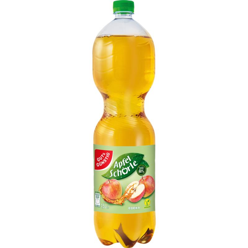Apfelschorle Gut&Günstig 1,5 Liter (Quelle: Refresco Deutschland GmbH)