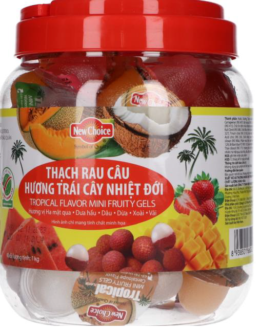 Tropical Flavor Mini Fruity Gels der Marke NewChoice