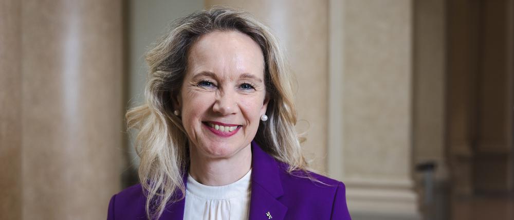 Sie bleibt optimistisch: Kultursenatorin Sarah Wedl-Wilson (parteilos).