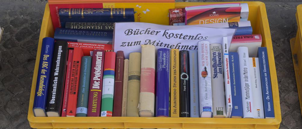 Bücher zu verschenken. 
