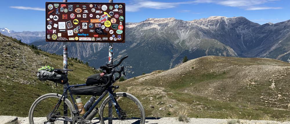 Auf dem Weg zum Checkpoint 3. Das Transcontinental Race lockt mit atemberaubenden Aussichten.