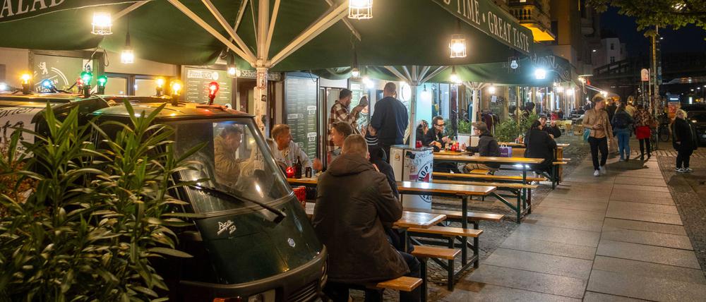 Die Kastanienallee in Berlin.