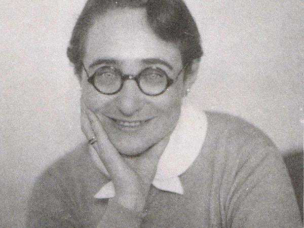 Die Schrifstellerin und Journalistin Gabriele Tergit.