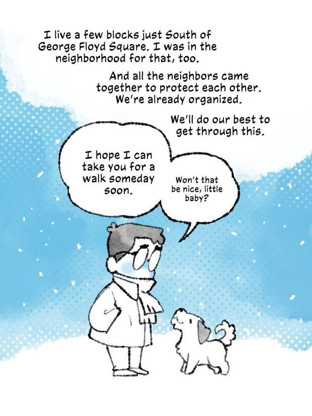 Quelle für die Zeichnungen: Trung Le Nguyen
Beiträge für die Aktion #iceoutcomics, mit der US-Zeichnerinnen aktuell gegen das Vorgehen der Behörde ICE protestieren und die Erlebnisse von Betroffenen dokumentieren.