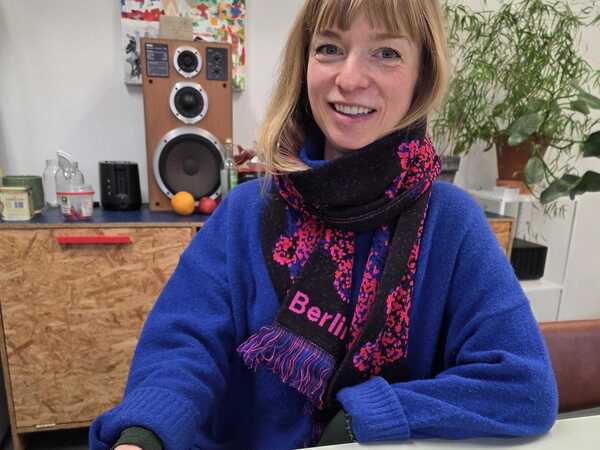 Claudia Schramke, Grafikdesignerin und Gestalterin des Plakats und des Key Visuals der Berlinale.