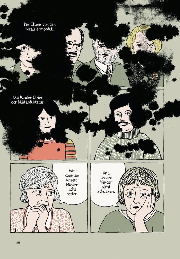 aus dem Buch "Schweigen" von Birgit Weyhe, Quelle: Avant-Verlag