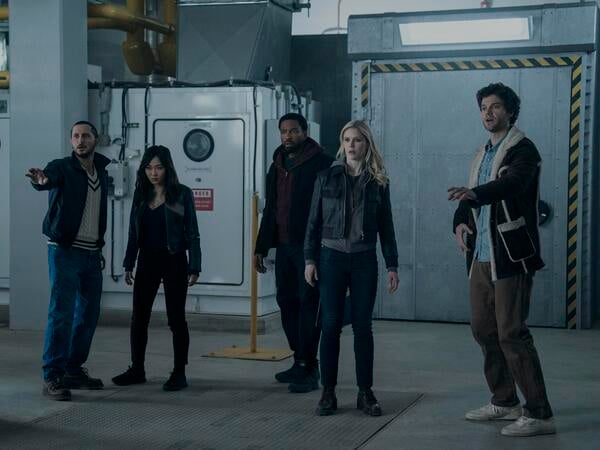 Tomer Capone (Frenchie), Karen Fukuhara (Kimiko), Karl Urban (Billy Butcher), Erin Moriarty (Annie January aka Starlight), Jack Quaid (Hughie Campbell)