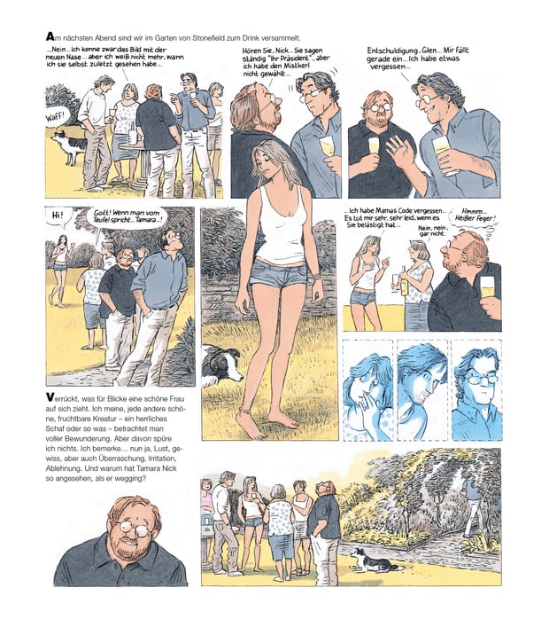 Posy Simmonds: Tamara Drewe
Übersetzung: Uli Pröfrock
Reprodukt
Seite 24
Copyright: Posy Simmonds / Reprodukt