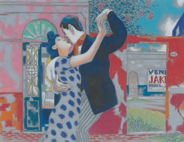 Ausstellung "José Muñoz. Broken Voices" im Cartoonmuseum Basel
Quelle für die Zeichnung, die alle im Kontext der auf unseren Comicseiten für Ende der Woche (KW geplanten Ausstellungsbesprechung kostenfrei benutzt werden dürfen:
© José Muñoz, Ohne Titel, 2005, publiziert in : «La Pampa y Buenos Aires. De chair et de poussière», Futuropolis und Nuages, Paris und Milano, 2006 Courtesy Galleria Nuages, Milano