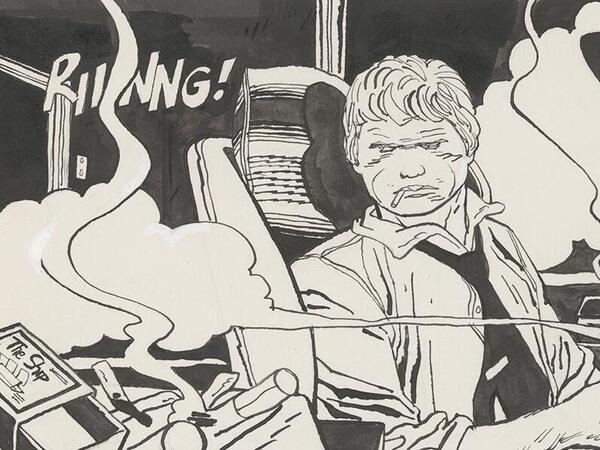 Ausstellung "José Muñoz. Broken Voices" im Cartoonmuseum Basel
Quelle für die Zeichnung, die alle im Kontext der auf unseren Comicseiten für Ende der Woche (KW geplanten Ausstellungsbesprechung kostenfrei benutzt werden dürfen:
© José Muñoz, «Alack Sinner: Fillmore», Szenario von Carlos Sampayo, 1975 Les Romans (A SUIVRE), Paris, 1983