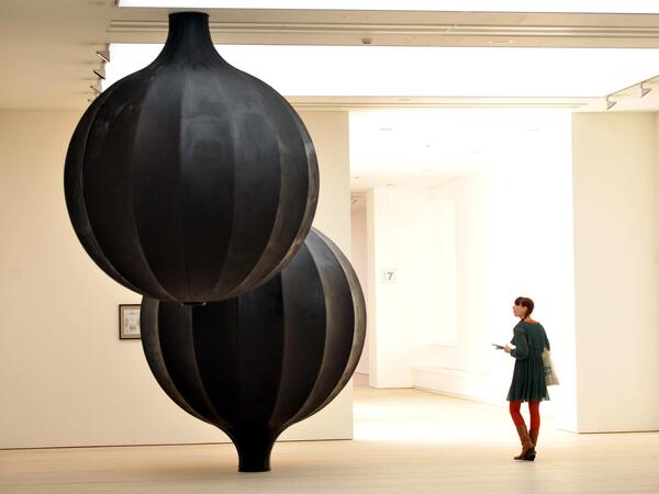 Thomas Zipp: Black Balloons Gesamtkunstwerk: New Art From Germany - exhibition press view held at the Saatchi Gallery. London, England - 17.11.11, London, United Kingdom WENN 3615483.jpg