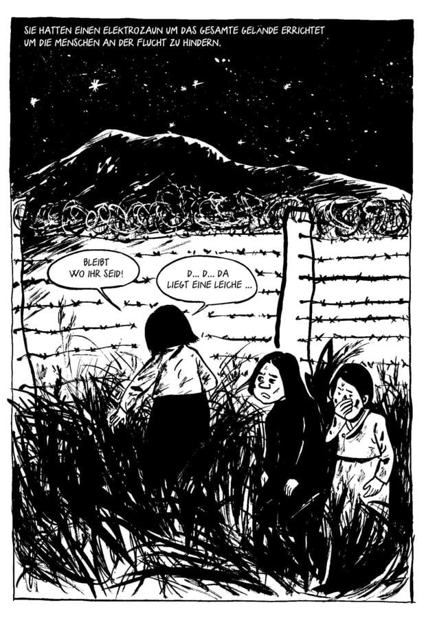 "Gras", Text & Zeichnungen: Keum Suk Gendry-Kim. Quelle: Avant-Verlag
