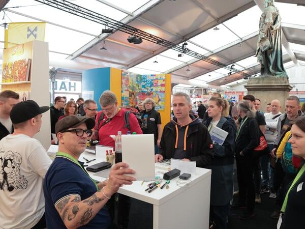 21. Int. Comic-Salon Erlangen 2024, Messe-Halle A (Schlossplatz), Copyright: Internationaler Comic-Salon Erlangen – Foto: Erich Malter, 2024