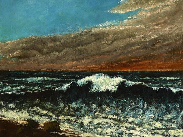 Gustave Courbet: Die Woge, 1870 © Museum Folkwang, Essen