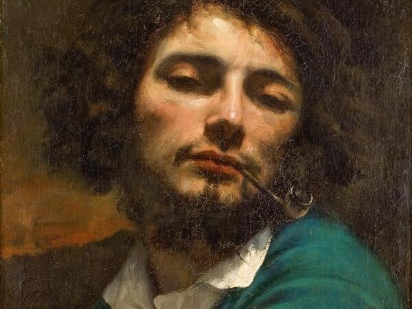 Gustave Courbet: L'Homme à la pipe (Mann mit Pfeife), Foto: Musée Fabre de Montpellier Méditerranée Métropole / Frédéric Jaulmes