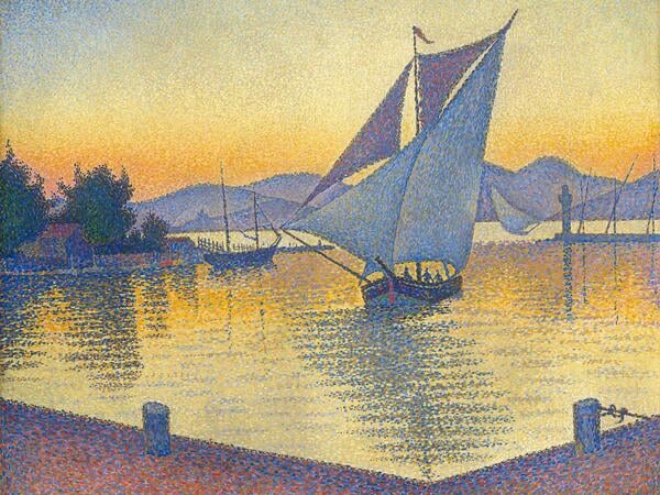 Paul Signac Der Hafen bei Sonnenuntergang