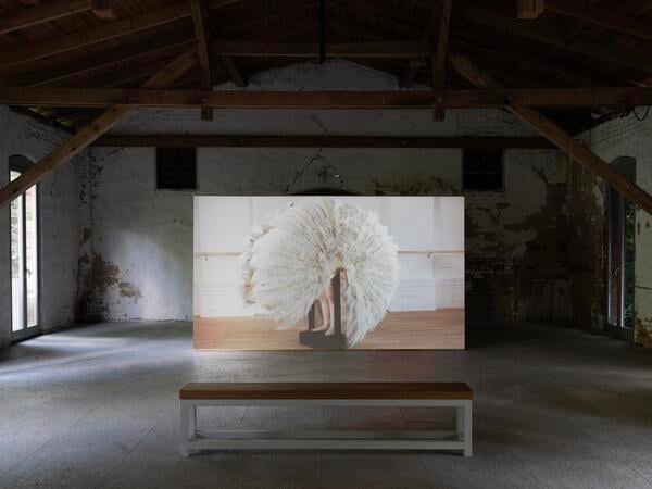 Sound Biesenthal, Wehrmuehle Museum, 2026, Rebecca Horn, Rebecca Horn,Die sanfte Gefangene, 1978