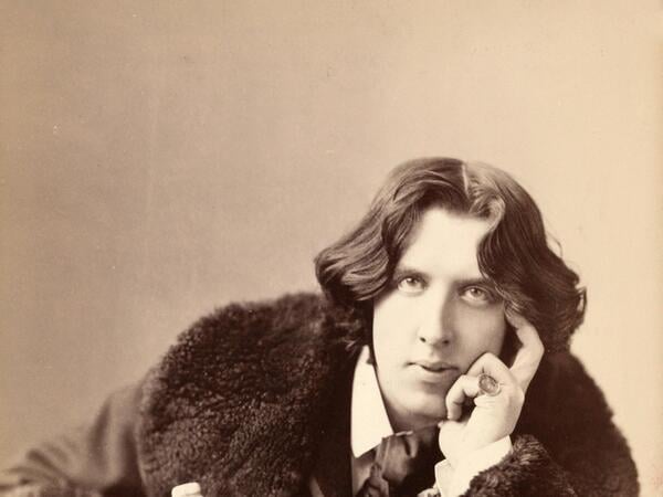 Oscar Fingal OFlahertie Wills Wilde 16. Oktober 1854 - 30. November 1900, ein irischer Schriftsteller. Als Lyriker, Romanautor, Dramatiker und Kritiker wurde er zu einem der bekanntesten und gleichzeitig umstrittensten Schriftsteller im viktorianischen Gro√É¬übritannien, Historisch, digital restaurierte Reproduktion von einer Vorlage aus dem 19. Jahrhundert
Wilde141123