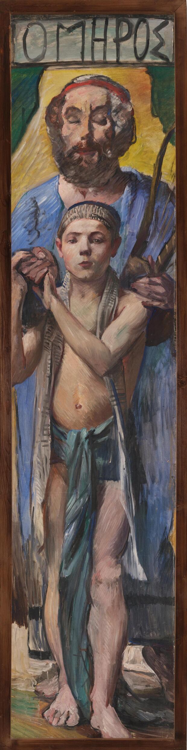 Der blinde Dichter Homer im Katzenellenbogen-Zyklus von Lovis Corinth